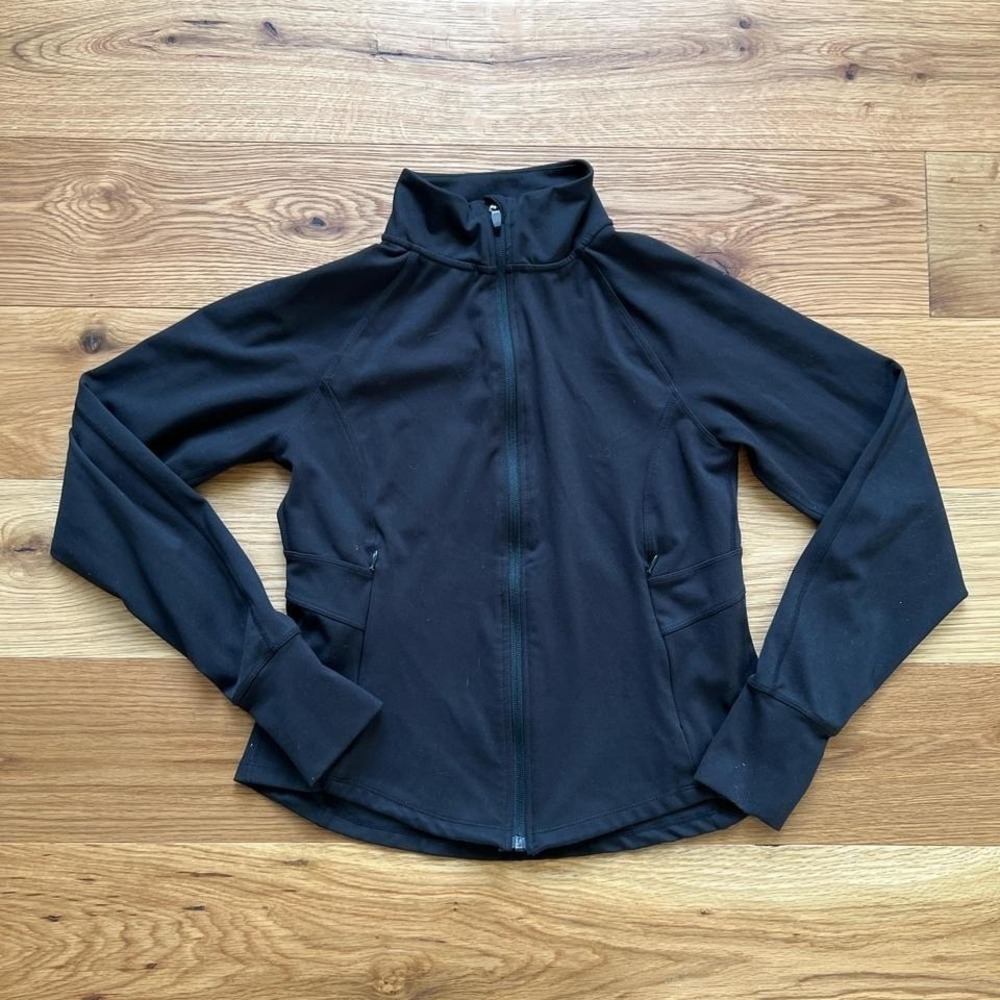 Jockey Black Lightweight Workout Jacket Women's Small